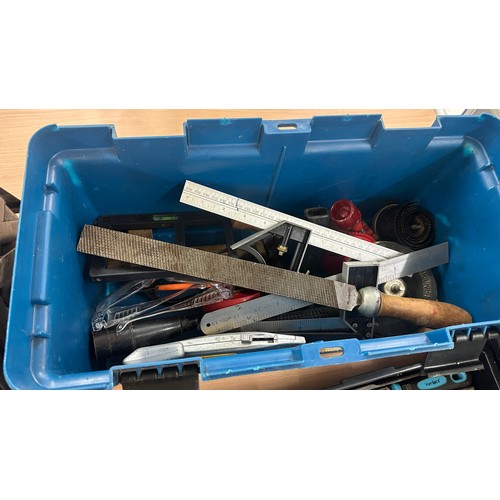 242 - Selection of assorted tools in tool boxes