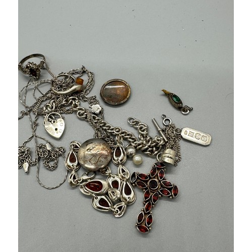 474 - Selection of silver jewellery A/F