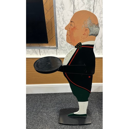 271 - Novelty butler serving tray 49 inches tall