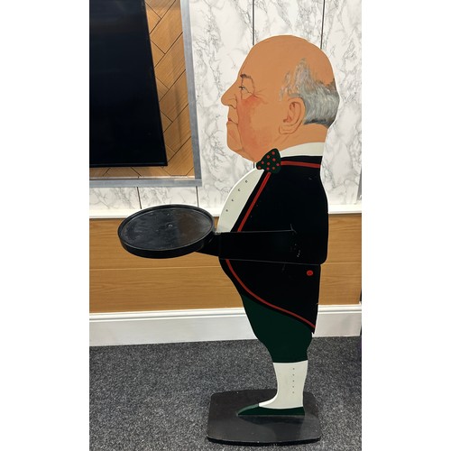 271 - Novelty butler serving tray 49 inches tall