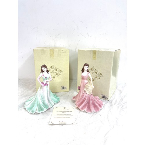 608 - Two Coalport lady figures with box, includes ladies of fashion Jayne and the Collinwood collection M... 