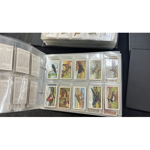 210 - Five albums of vintage cigarette cards includes Wills, black cat, John Player  etc