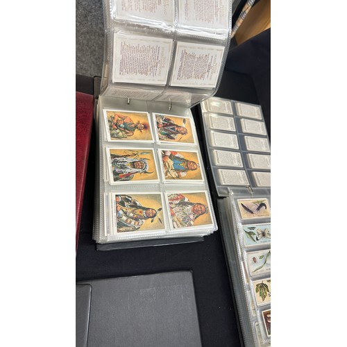 210 - Five albums of vintage cigarette cards includes Wills, black cat, John Player  etc