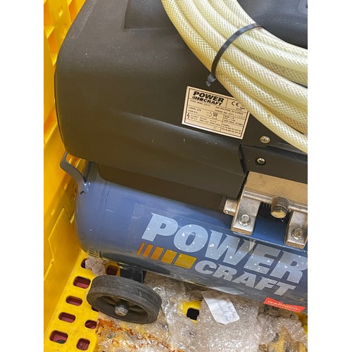 333 - Power craft air compressor, working order