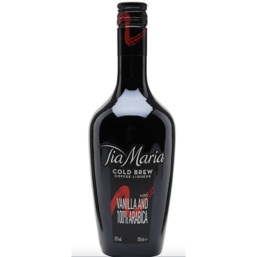 621 - 6 Bottles of Tia Maria cold brew coffee Liqueur Vanilla and 100% Arabica 20% 1000ml