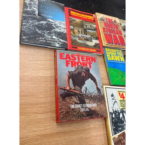 233 - Selection of books about the Battles of WW2 to include D-Day, Russia at War, The Eastern Front etc