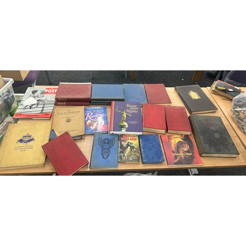 235 - Selection of vintage miscellaneous books to include Old dictionaries etc