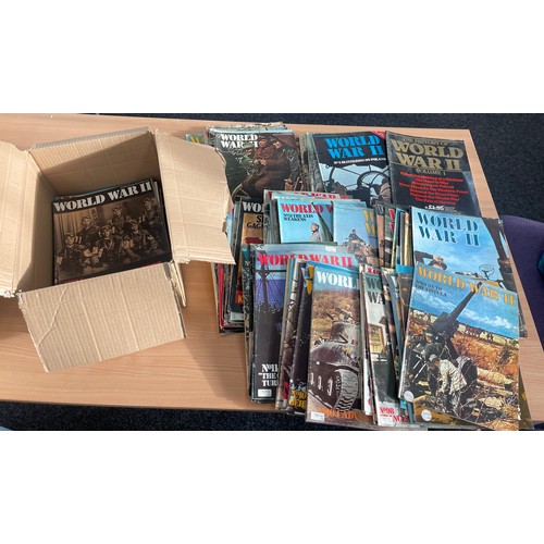 221 - Large selection of WWII magazines