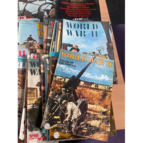 221 - Large selection of WWII magazines