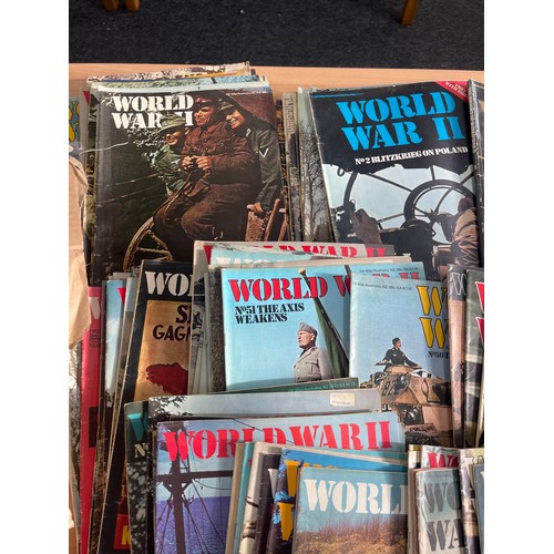 221 - Large selection of WWII magazines