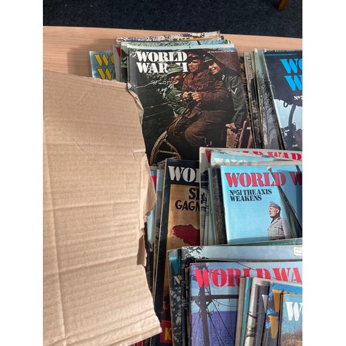 221 - Large selection of WWII magazines