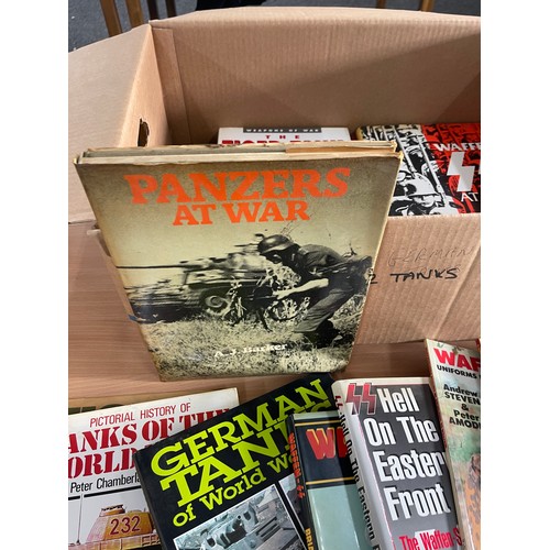 231 - Selection of German WW2 Tank related books