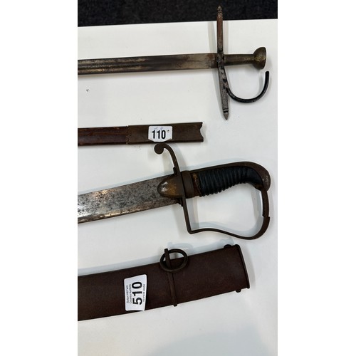 510 - Selection of vintage and later swords, daggers etc