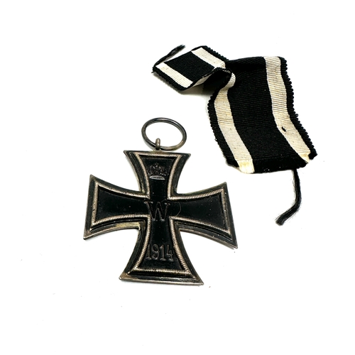 410 - ww1 German iron cross 2nd class makers marked on ring KO