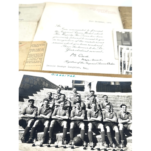 407 - WW1-WW2 Family medal groups & original paperwork & photos ww1 trio to 12637 pte w.g Langrish dorset ... 