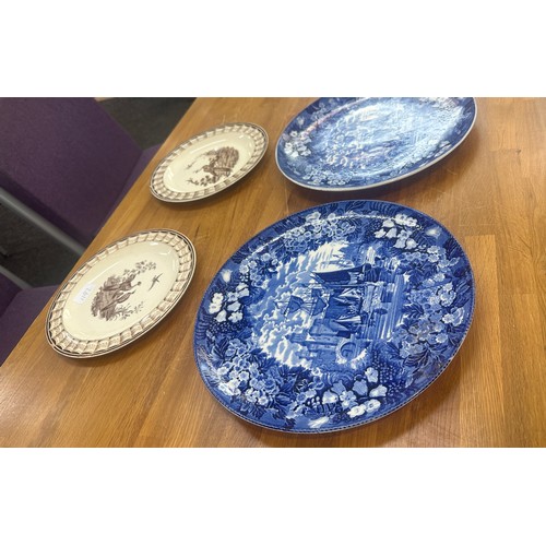 13 - Four vintage Wedgwood plates