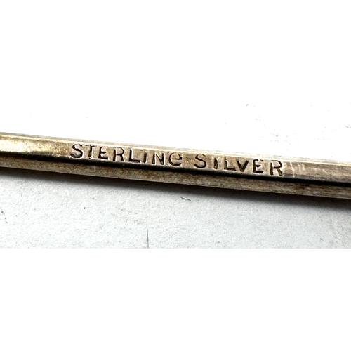 65 - 6 sterling silver cockerel motif cocktail sticks