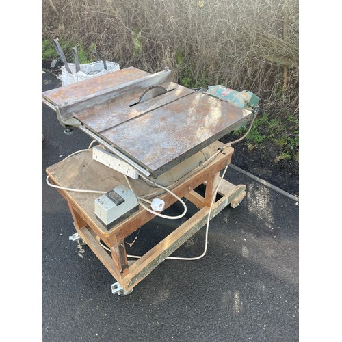 359 - SEM table saw on stand, in working order