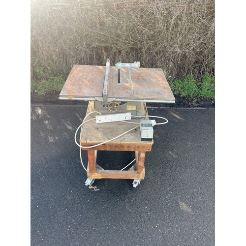 359 - SEM table saw on stand, in working order