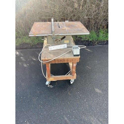 359 - SEM table saw on stand, in working order