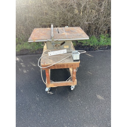 359 - SEM table saw on stand, in working order