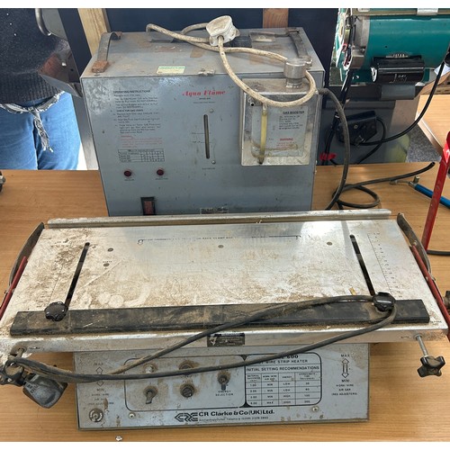 338 - CR Clark and Co model 600 heater wire bender, Aqua flame model 800, both in working order