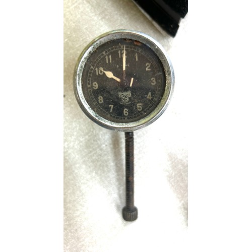 53 - Selection of assorted gauges includes Smiths, Falcon, clock, rev counter etc