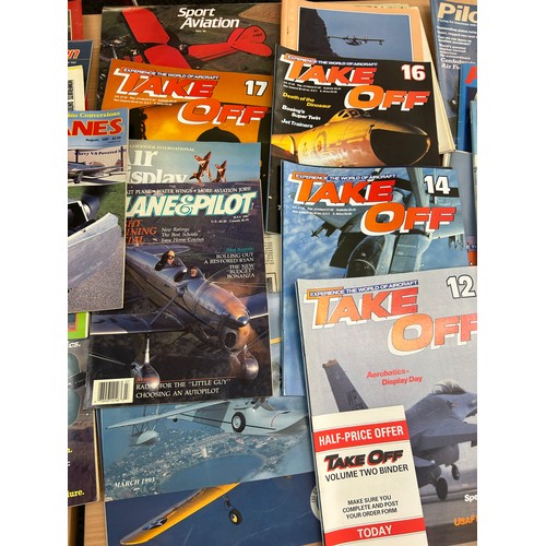 119 - Large selection of pilot/ air craft magazines