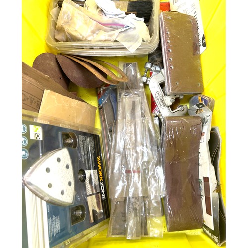 350 - Large selection of assorted sand paper etc