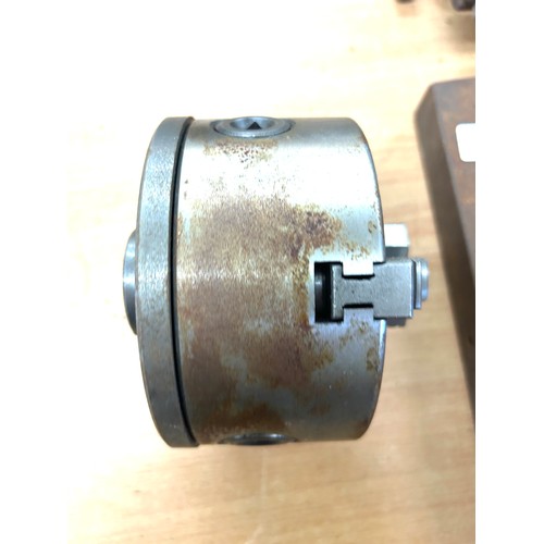 357 - HBM 3 jaw lathe chuck 5 inch