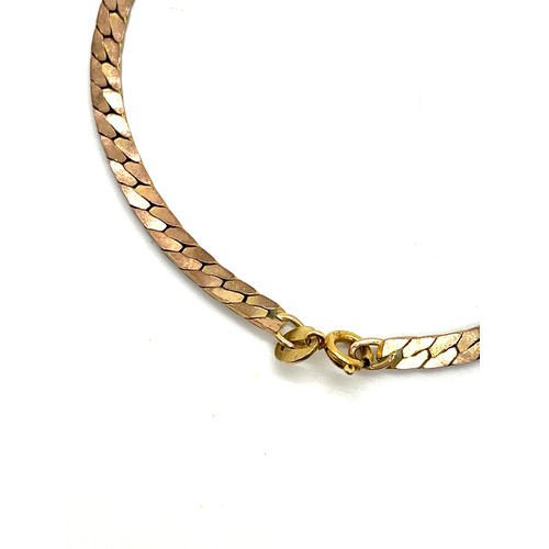 500 - 9ct gold ladies bracelet, length 18cm, total weight 4.2g