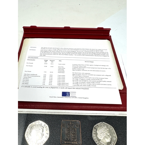 459 - Boxed  1998 united kingdom proof coin collection original packaging