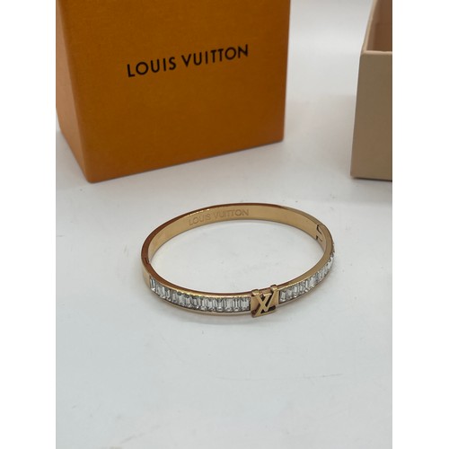 455 - Boxed Louis Vuitton bangle