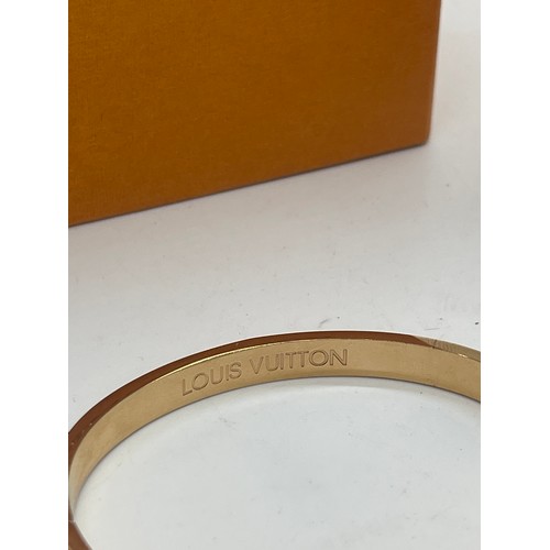 455 - Boxed Louis Vuitton bangle