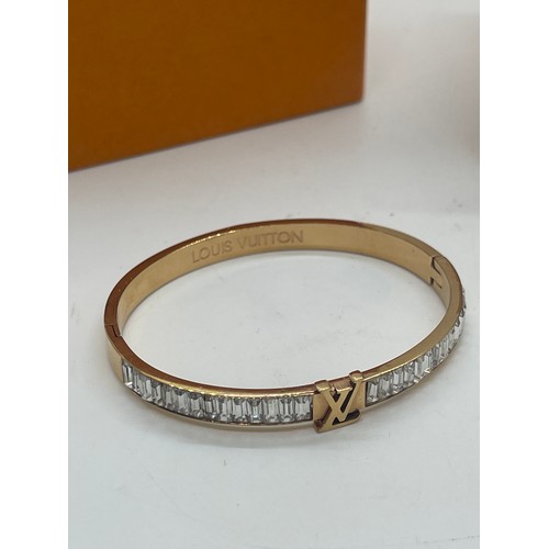 455 - Boxed Louis Vuitton bangle