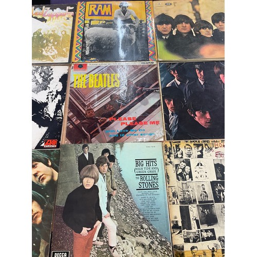 159 - Large selection of assorted records includes Venus and mars, The beatles, Led Zepplin etc