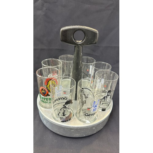 29 - Set of German glasses