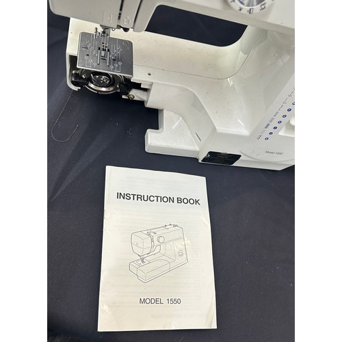 232 - Janome sewing machine and accessories