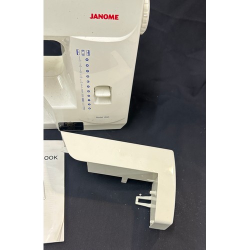 232 - Janome sewing machine and accessories