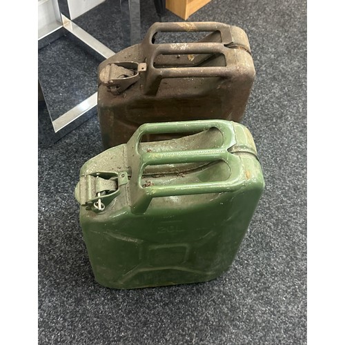 327 - 2 vintage Jerry cans