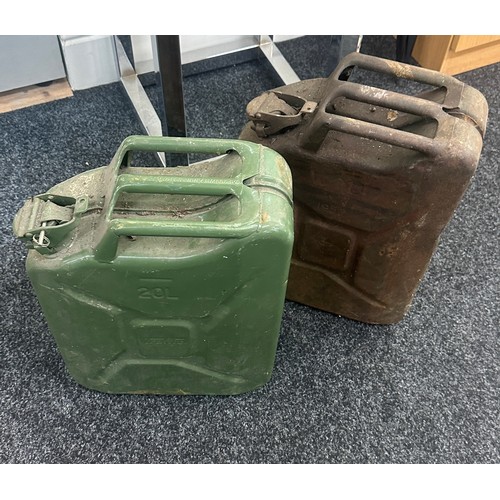 327 - 2 vintage Jerry cans