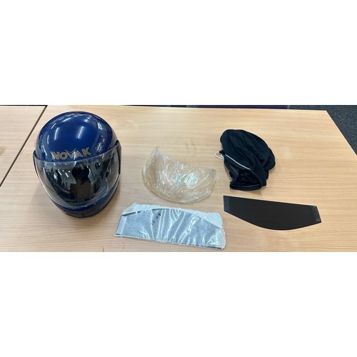 262 - Novak motorbike helmet,  size L