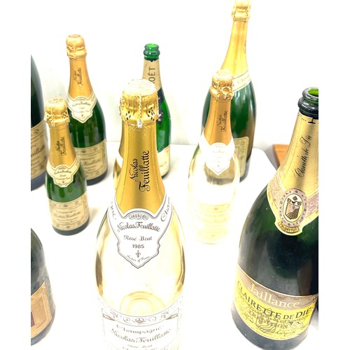 234 - Selection of 13 empty Champagne bottles (Display purposes only)