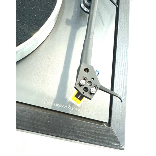 265 - Linn Axis turntable.  Tested by Zouch Audio 1st Feb 2024. Intermittent fault with motor but otherwis... 