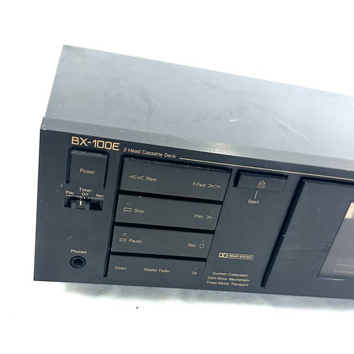 297 - Nakamichi BX-100E cassette deck.  Tested by Zouch Audio 1st Feb 2024.  In working condition