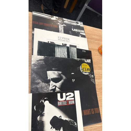 93 - Selection of U2 records and two U2 books