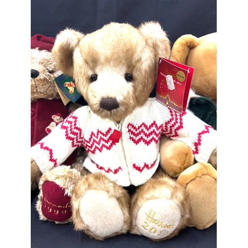 144 - Selection of three Vintage Harrods bears