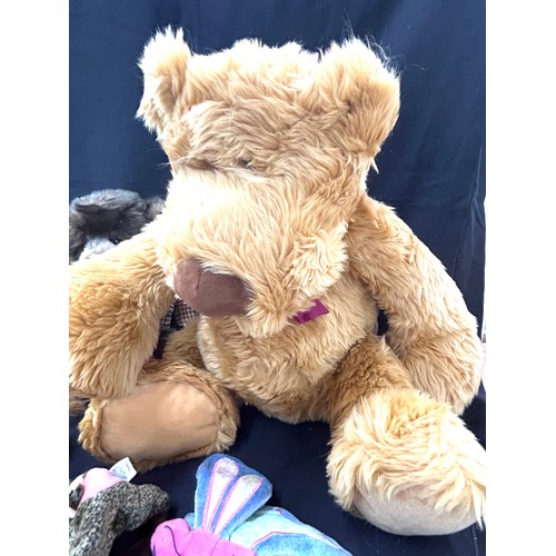 200 - Selection of vintage teddies includes Ty butterfly, baboon and camel etc