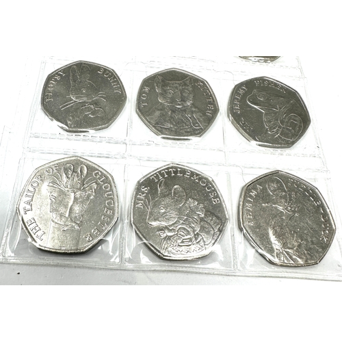 418 - selection of 32 collectable 50p coins