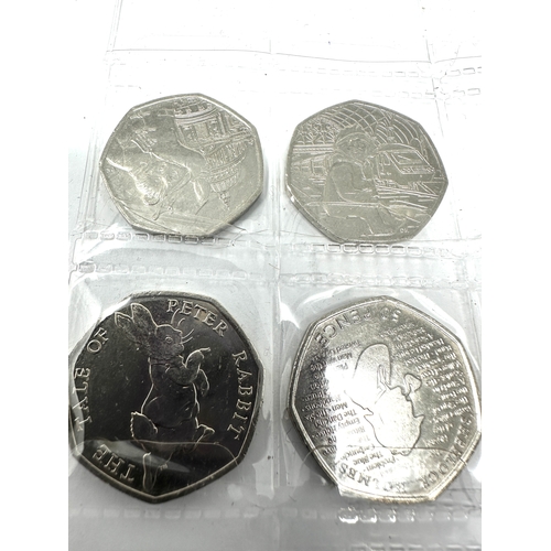 418 - selection of 32 collectable 50p coins